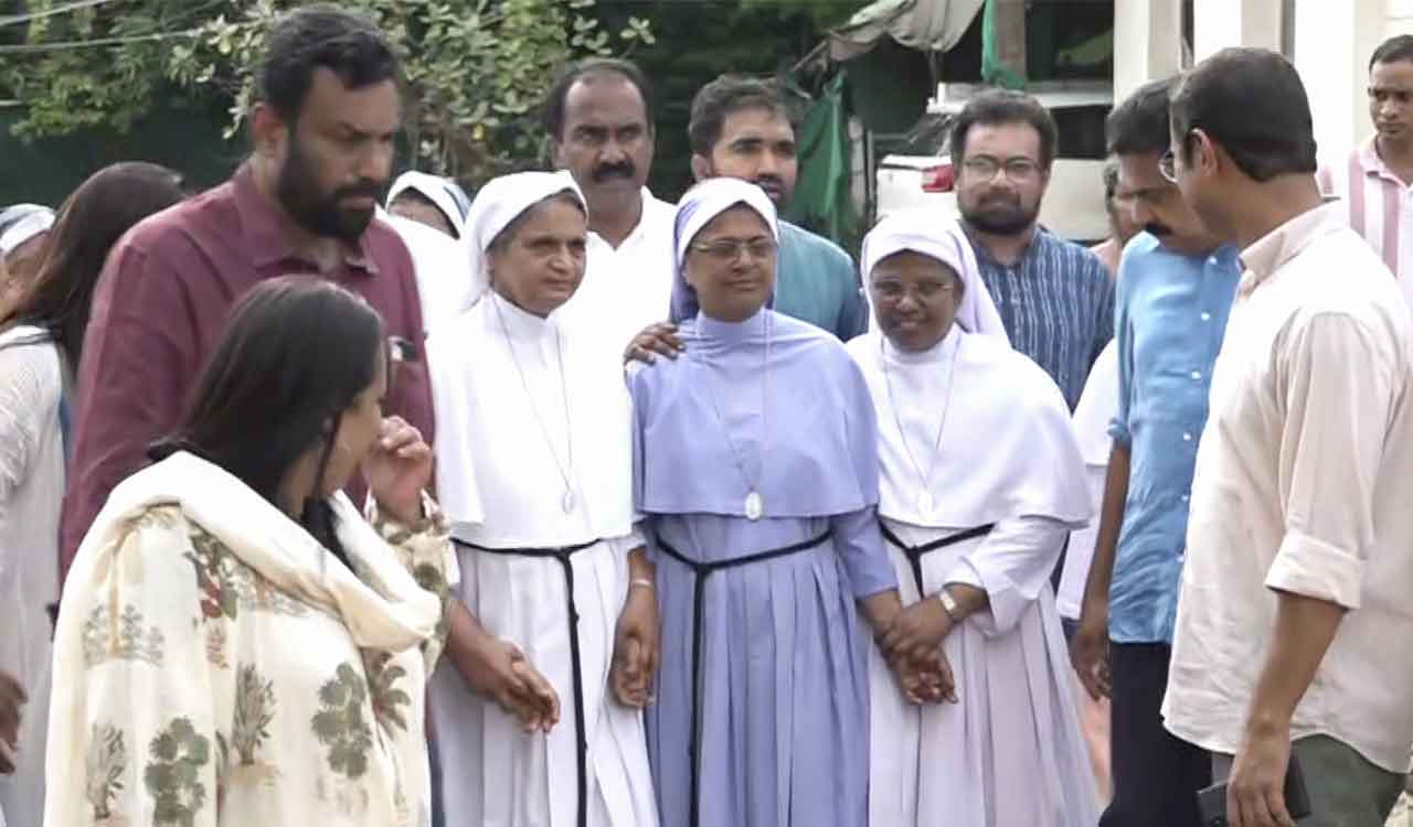Kerala nuns released from Chhattisgarh jail after bail in trafficking case