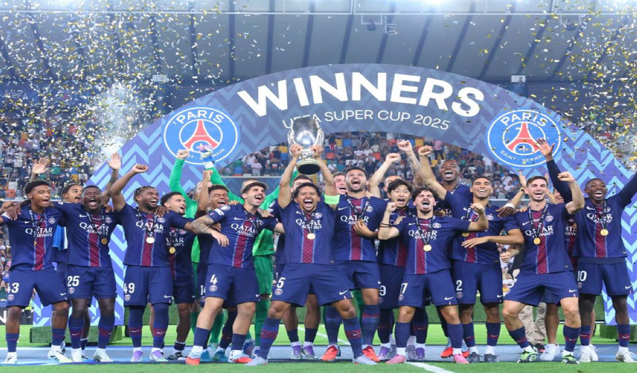 PSG complete dramatic comeback to claim Super Cup victory over Spurs