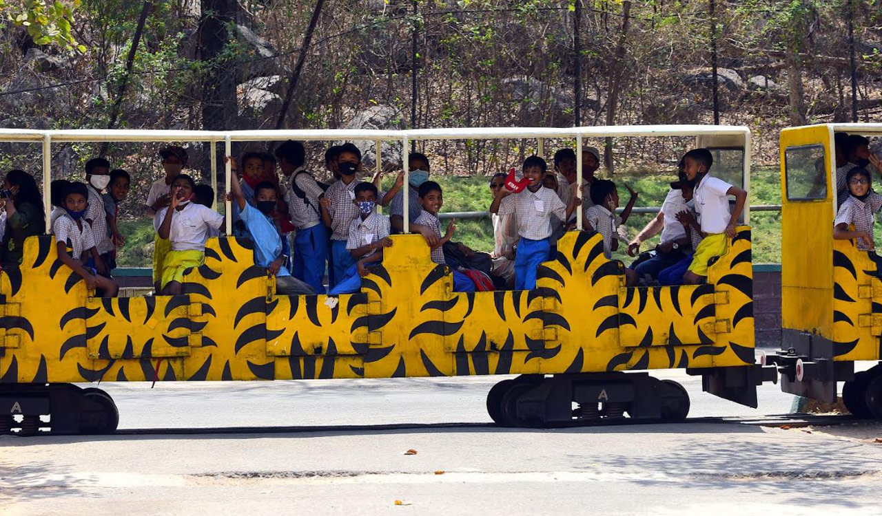 Hyderabad zoo goes green with new eco-friendly electric toy train