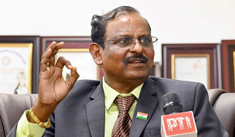 Indian Space Research Organisation (ISRO) Chairman V Narayanan