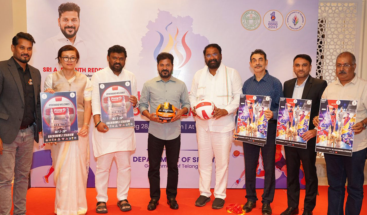 Telangana pledges full support as Hyderabad hosts Prime Volleyball League