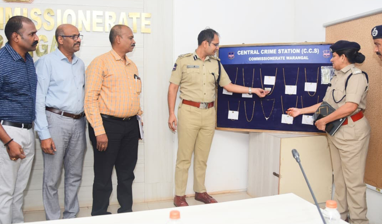 Quality technician turns chain snatcher, caught by Warangal police