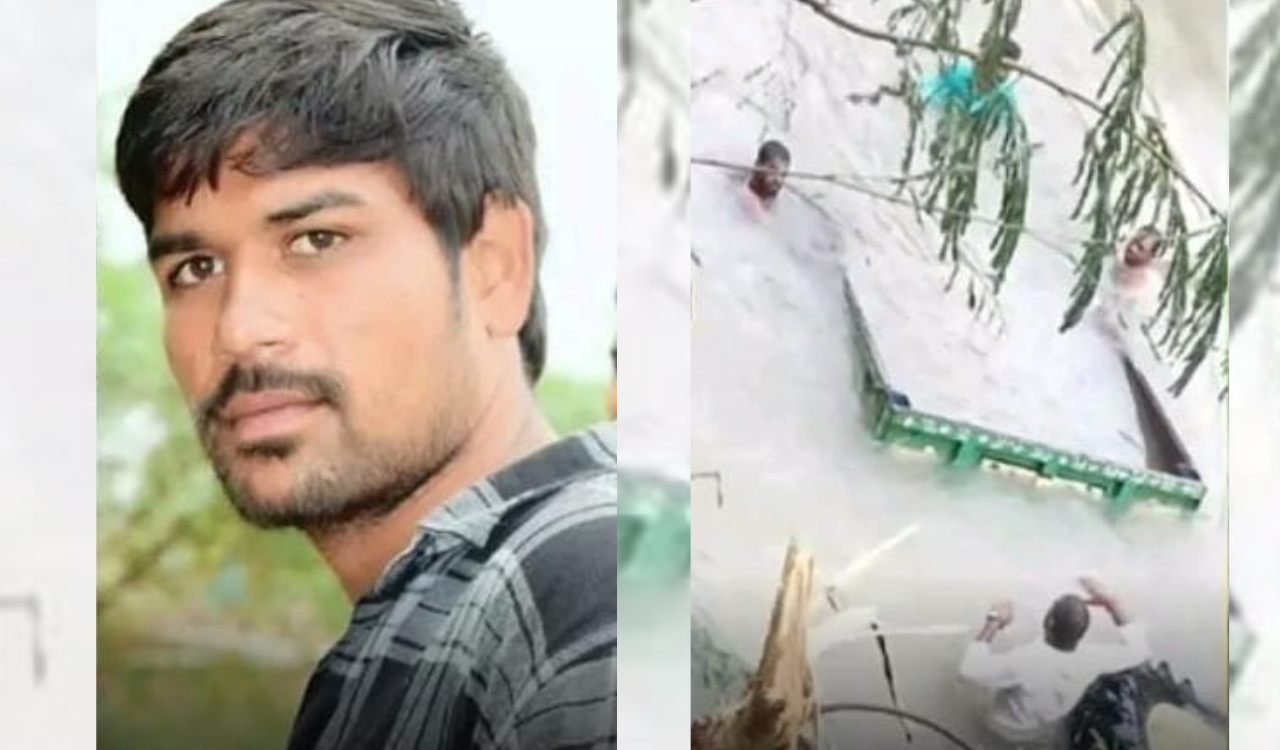 Youngster missing after tractor with ganesh idol overturns in Jagtial canal
