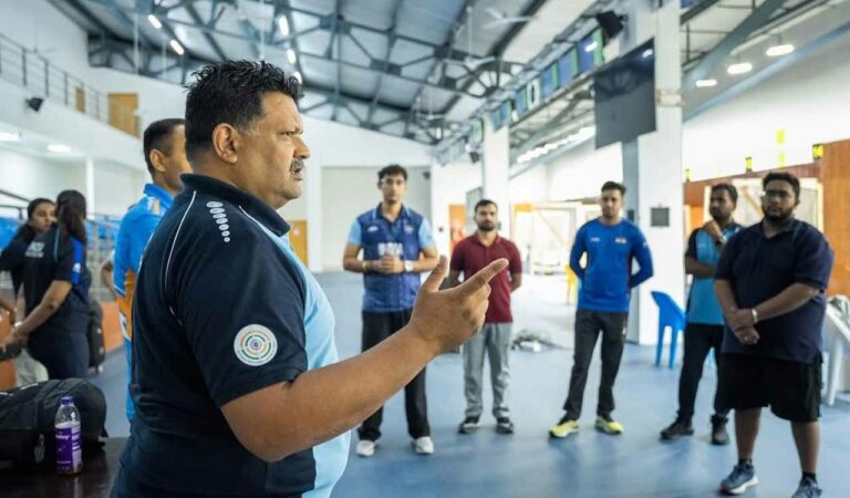 indian shooters train for asian championship