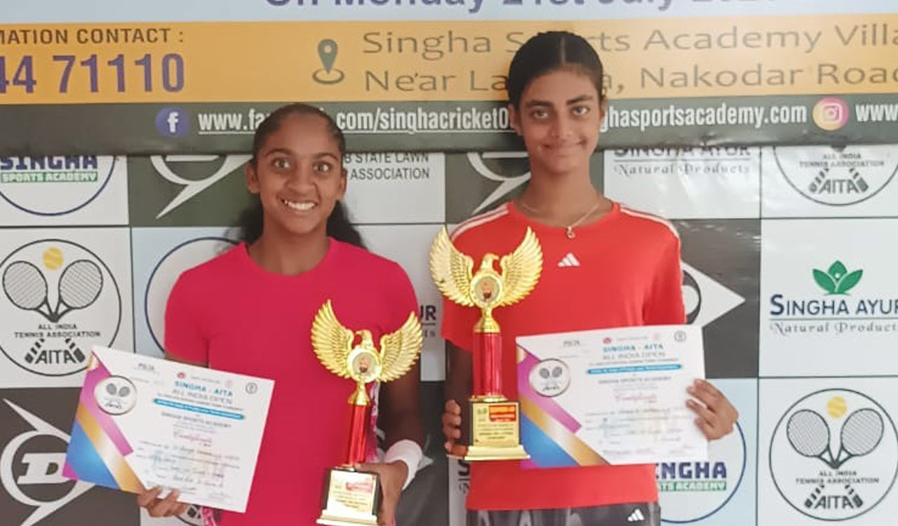Ananya and Anandita fall short in Under-18 tennis final