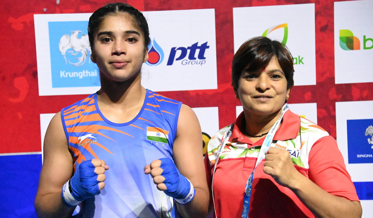 Nisha and Muskan win gold at Asian Boxing Championships