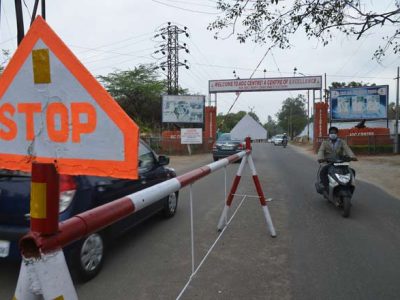 Residents protest illegal road closures in Secunderabad Cantonment