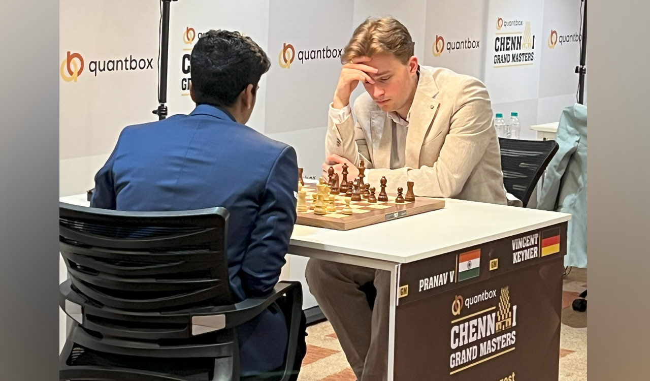 Keymer leads after strong win; Robson stuns Vidit Gujrathi in Chennai Grand Masters