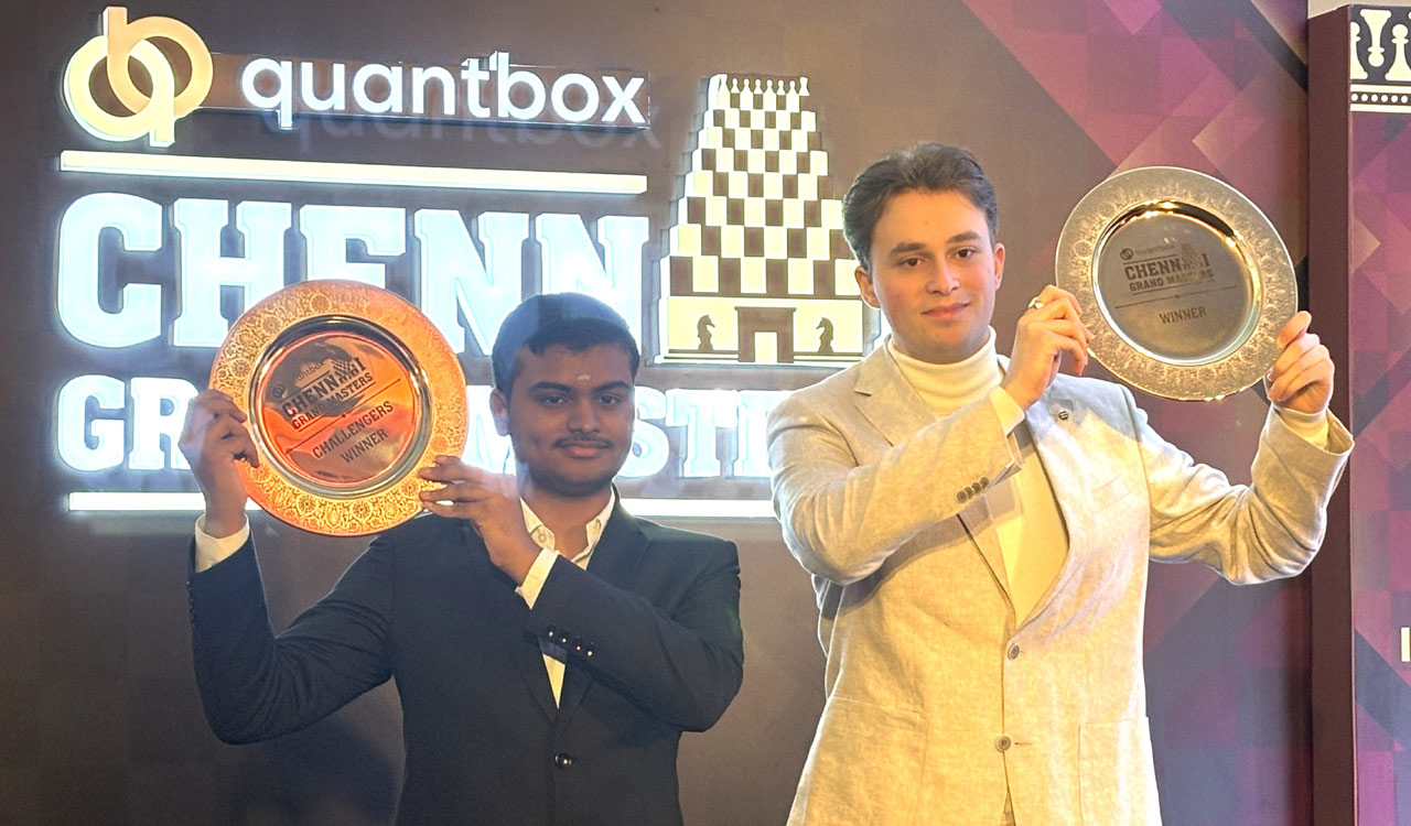 Pranesh wins Challengers title at Quantbox Chennai Grandmasters Championship