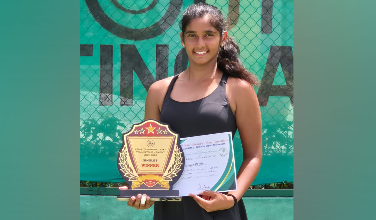 Laxmi Sri clinches AITA-TSTA tennis title in Hyderabad