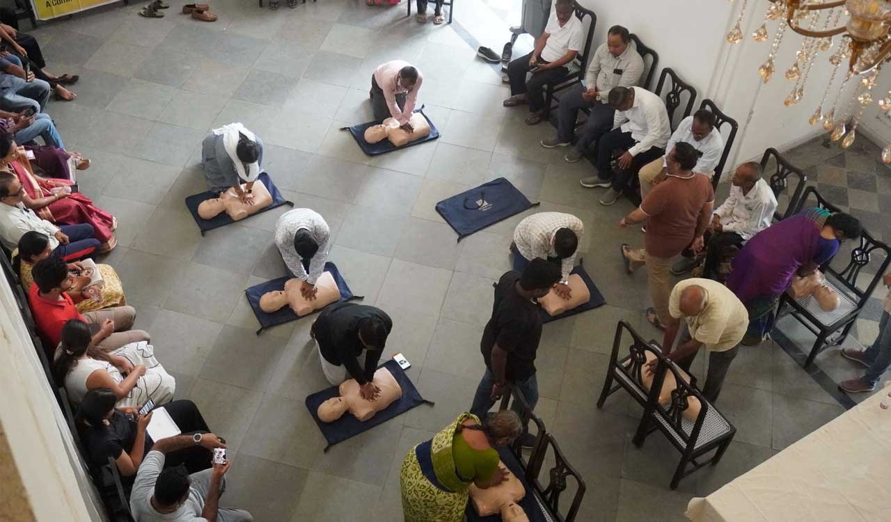 Freemasons’ Lodge Keys organises CPR training program in Hyderabad