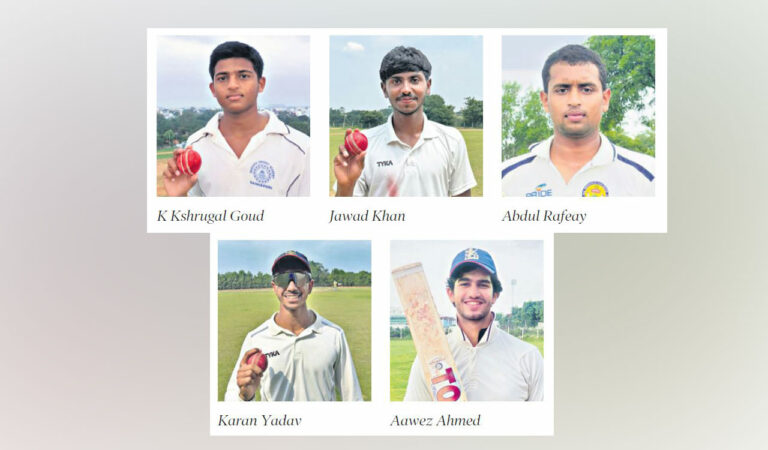Top performances from Jawad Khan, Ved Reddy, and centuries by Rafeay, Rishyanth highlight HCA B-Division