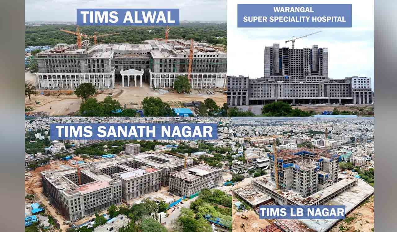 BRS demands Congress to expedite completion of hospitals initiated by KCR