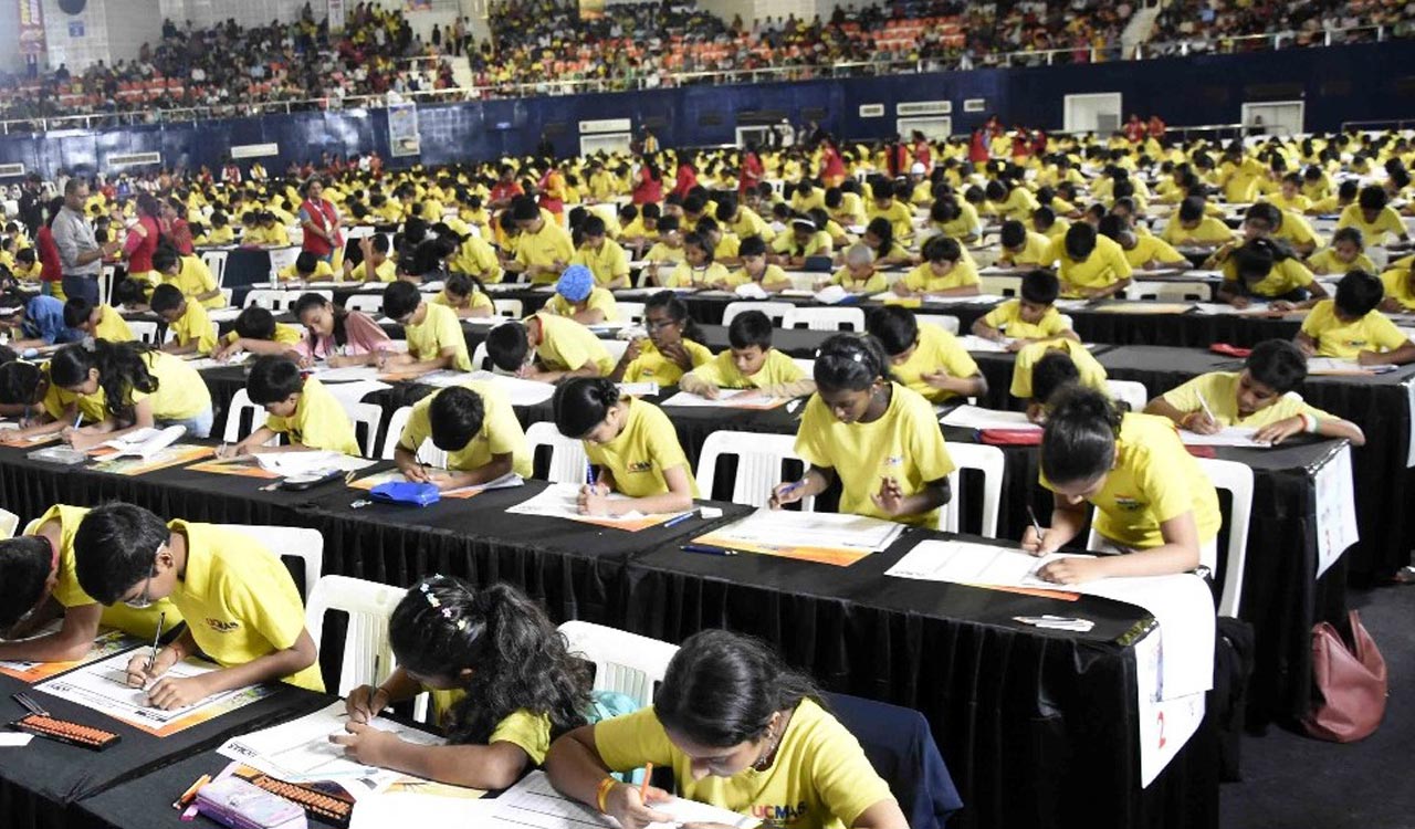 Over 6,000 children showcase skills at UCMAS National Competition in Hyderabad
