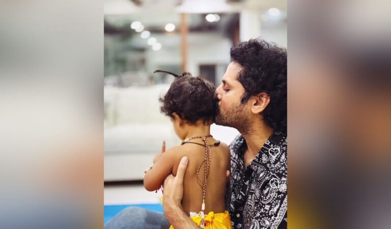 Actor Nithiin and wife Shalini Kandukuri named their son Avyukth on Janmashtami. The couple, married in 2020, welcomed their baby in September 2024. Nithiin will next star in Yellamma and Swaari.