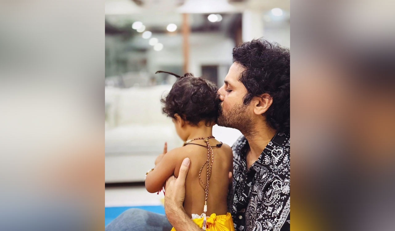 Nithiin and Shalini celebrate Janmashtami with a special announcement