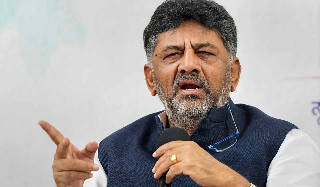 Hebbal flyover extension opens: DK Shivakumar rides vintage bike, recalls college days