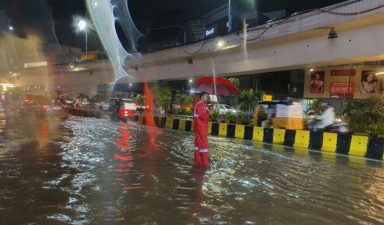 Heavy rainfall, flooding return to Hyderabad, Nampally records highest of 11.75 cm