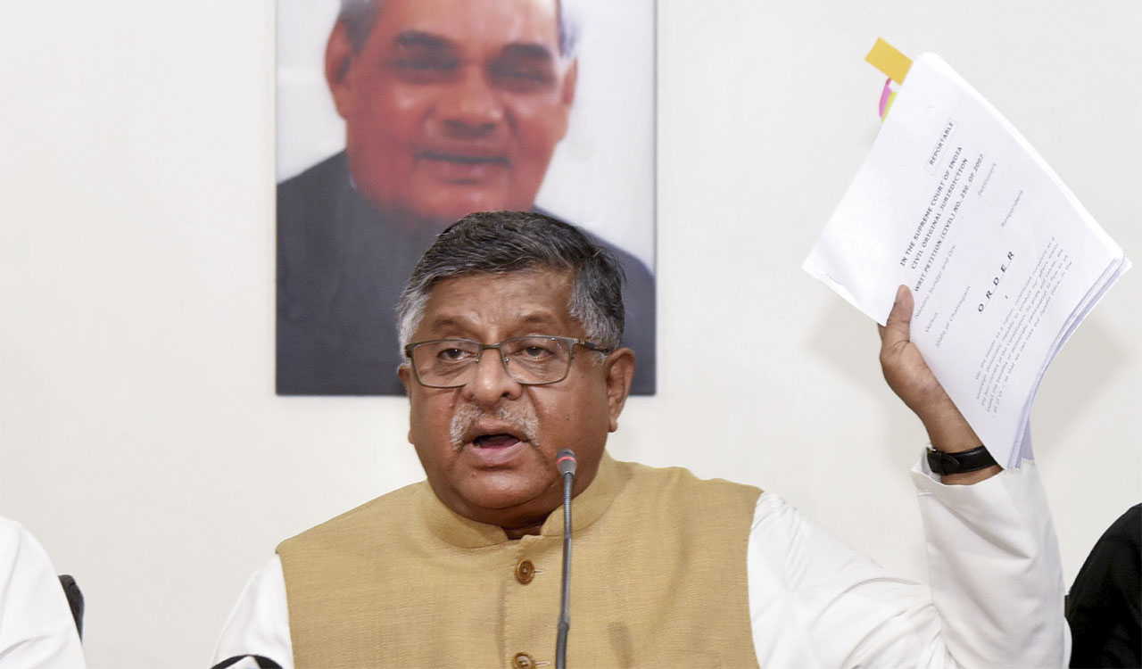 Ravi Shankar Prasad links Sudershan Reddy’s Salwa Judum verdict to Maoist sympathy