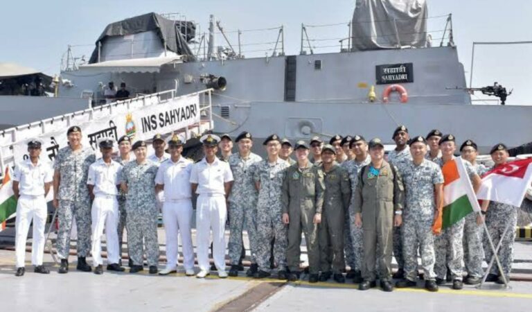The Indian Navy and the Republic of Singapore Navy concluded SIMBEX 2025, a joint maritime exercise featuring sea and shore phases, complex drills, and exchanges to mark 60 years of diplomatic ties.
