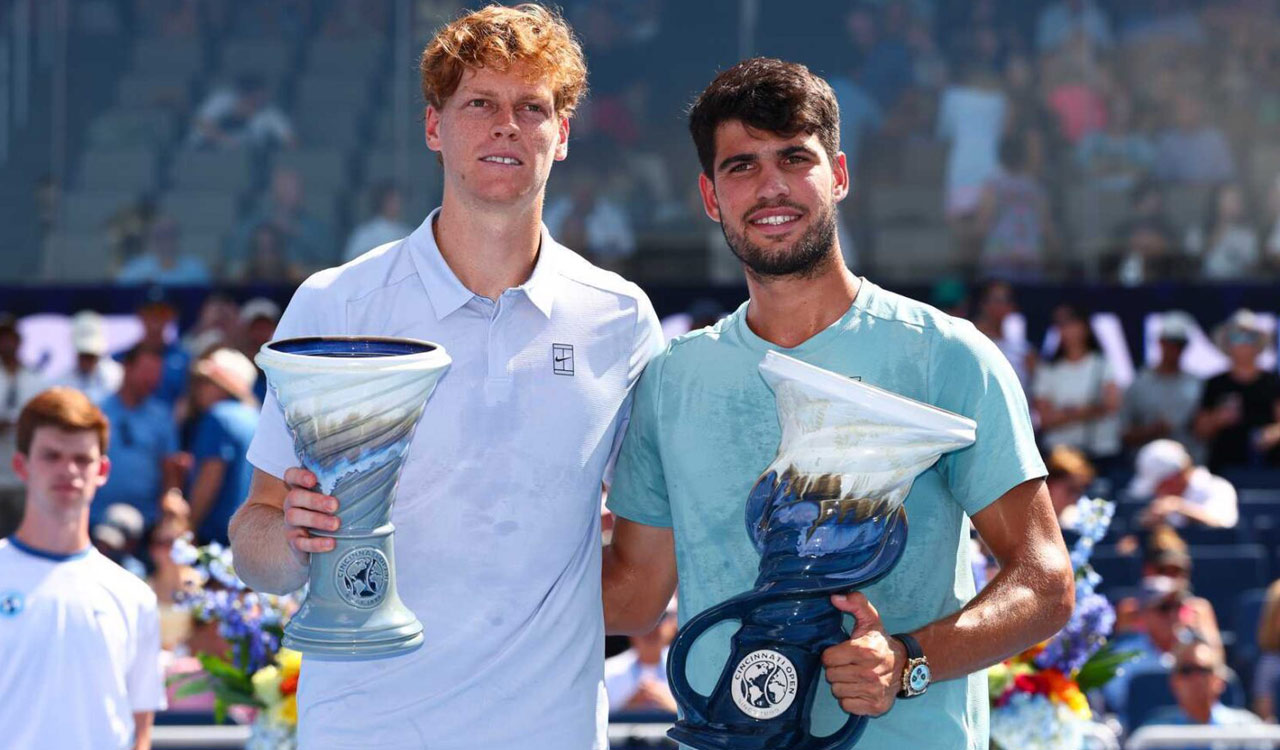 Alcaraz claims Cincinnati Open as Sinner retires in final
