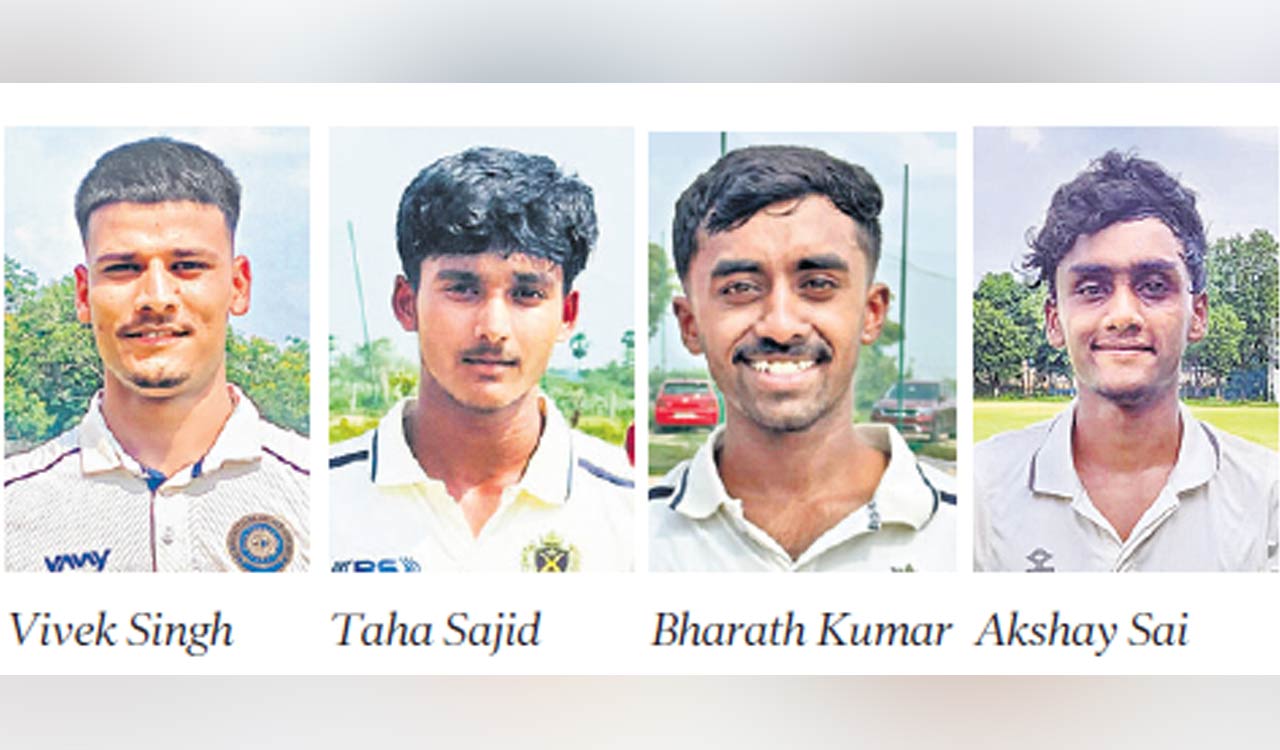 Fine spells by Vivek, Akshay, Taha, Bharath