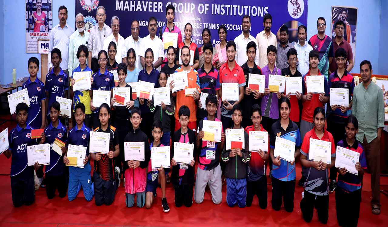 Saanvi wins triple crown, Arush, Nikhat win titles