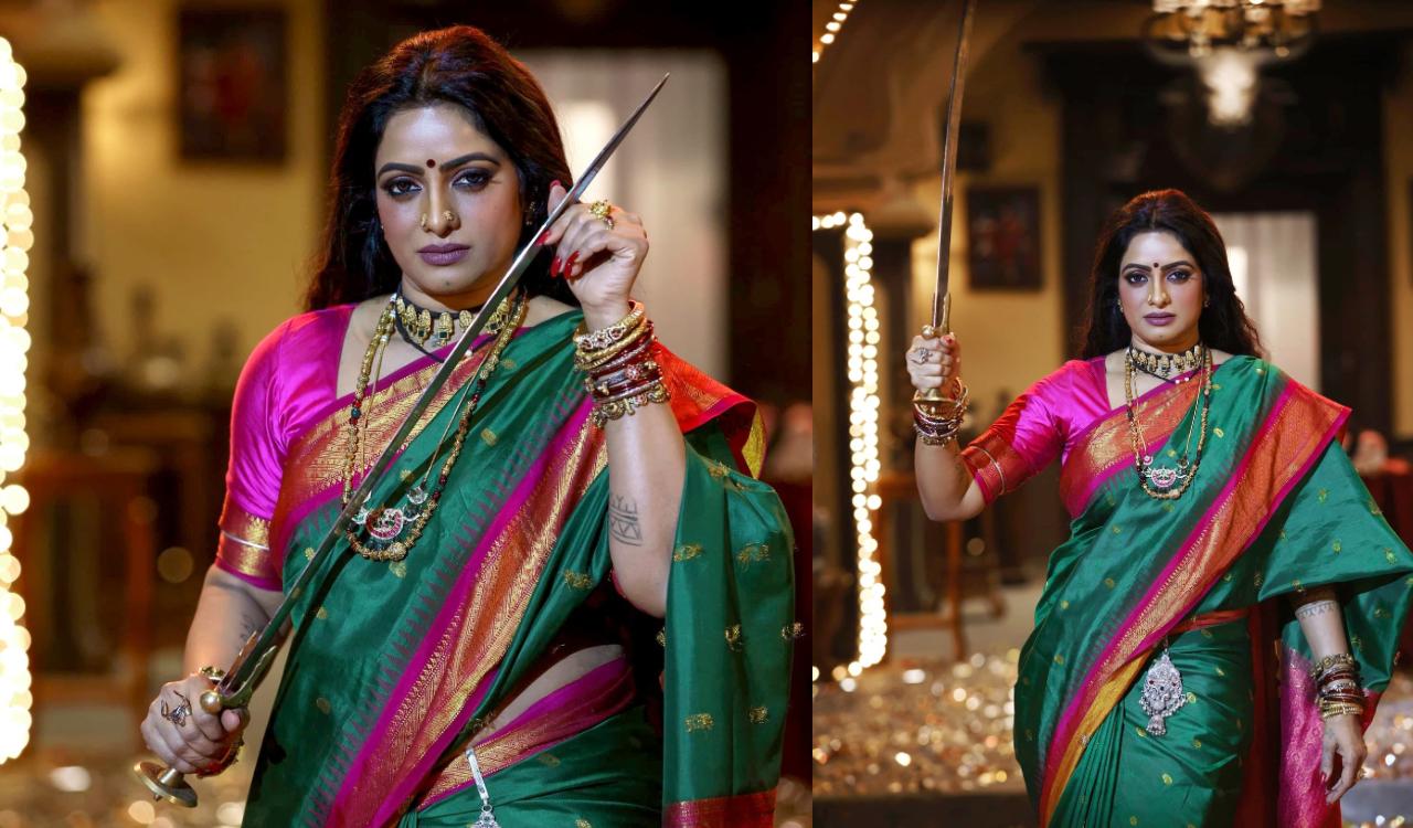 Udaya Bhanu sizzles in new mass song ‘Iskithadi Uskithadi’ from Tribanadhari Barbarik
