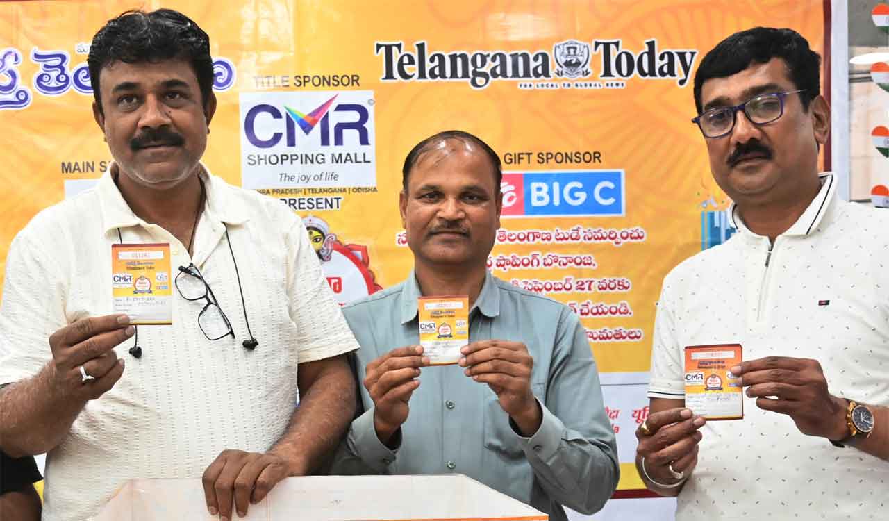 Dasara Shopping Bonanza by ‘Namasthe Telangana’, ‘Telangana Today’ evokes good response