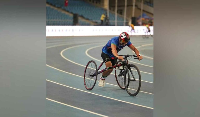 From oxygen cylinder to setting tracks on fire at World Para Athletics