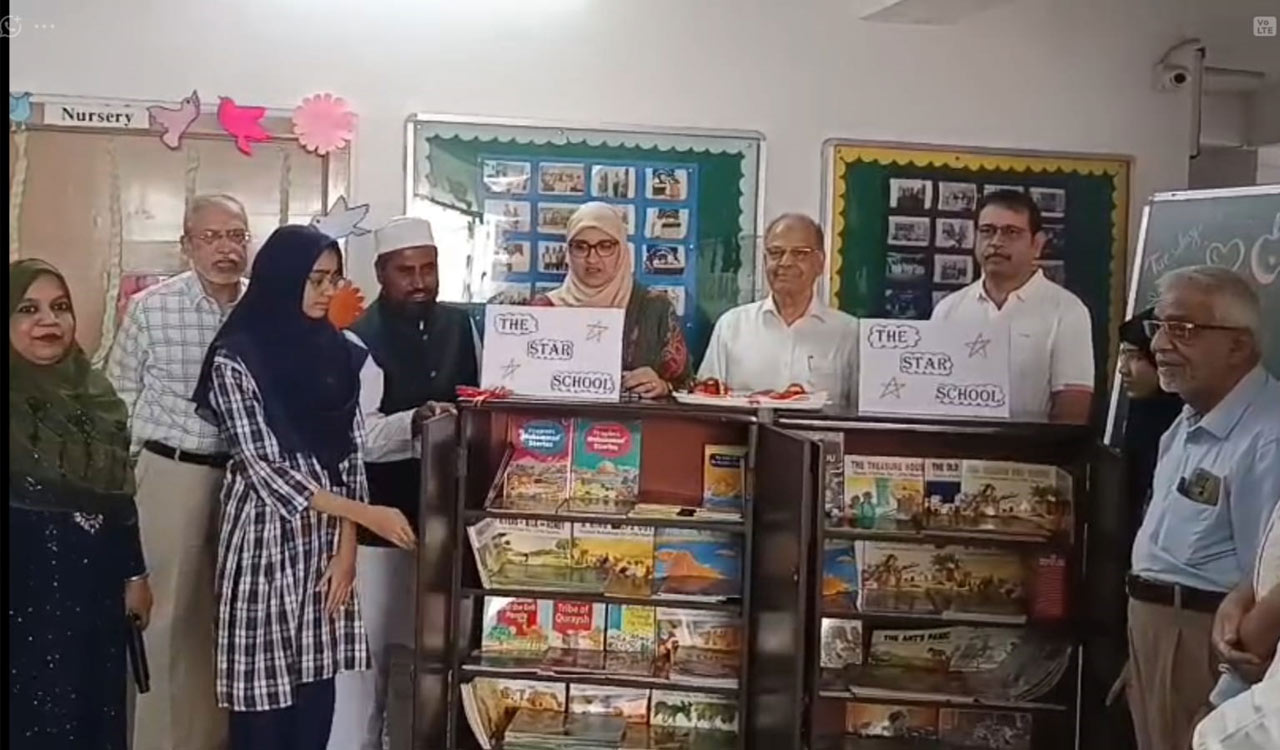 Mohalla Library inaugurated at The Star School in Hyderabad’s AC Guards