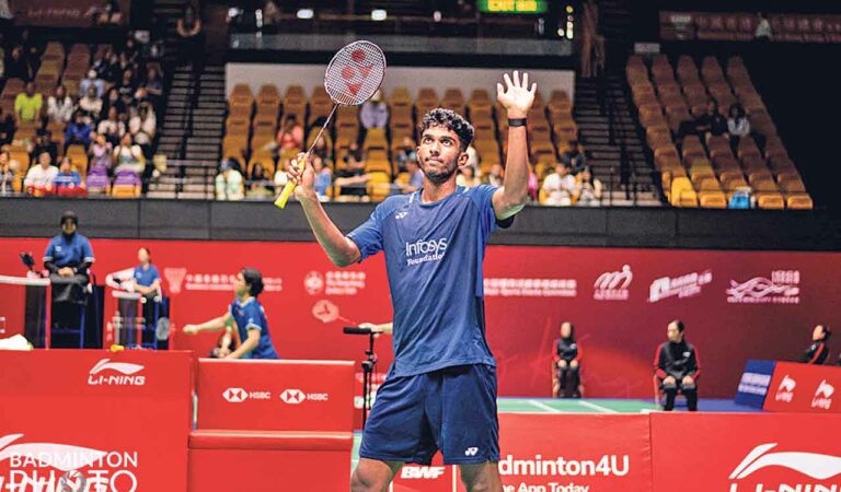 Ayush delivers upset loss for Naraoka, to join Satwik-Chirag, Lakshya in quarterfinals at Hong Kong Open