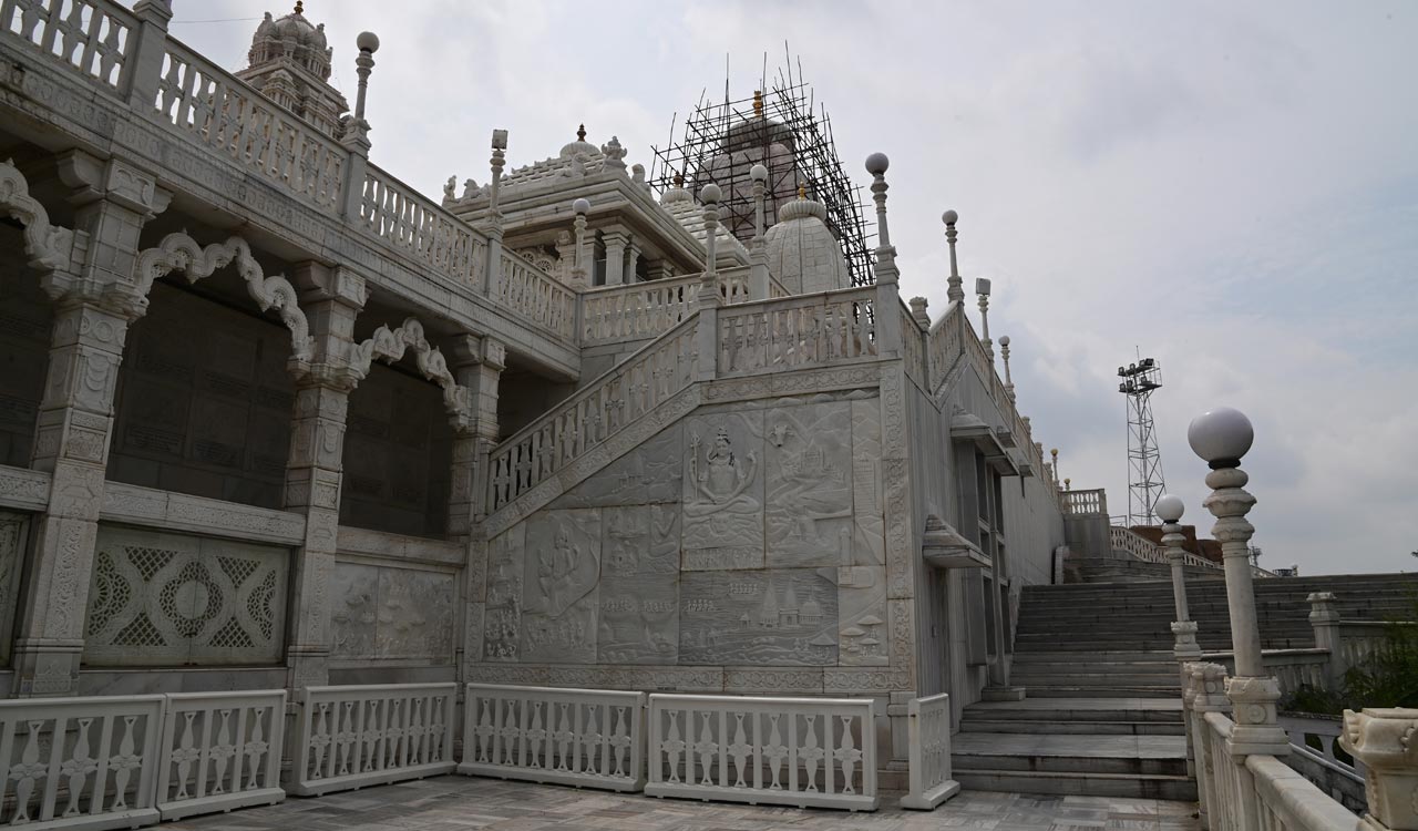 Birla Mandir begins marble polishing for 50th anniversary celebrations