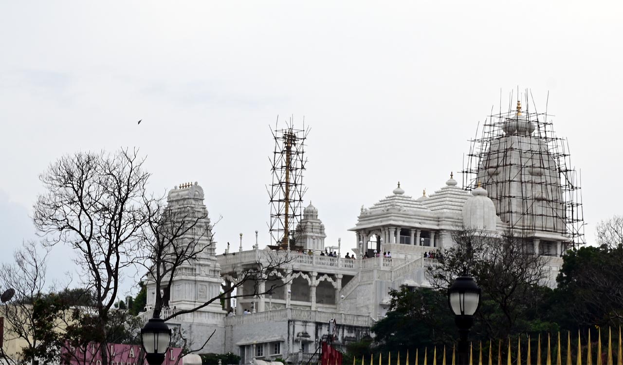 Birla Mandir begins marble polishing for 50th anniversary celebrations