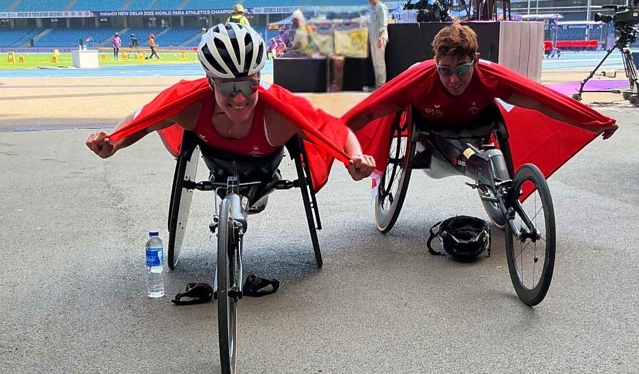 Catherine Debrunner wins gold in women’s 5000m T54 at New Delhi 2025 World Para Athletics Championships