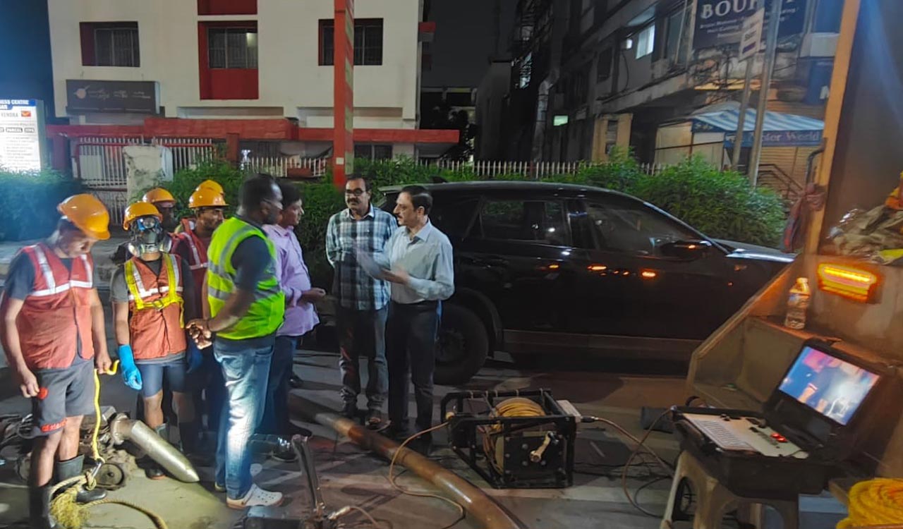 GHMC tests robotic machines to clean stormwater drains and reduce flooding