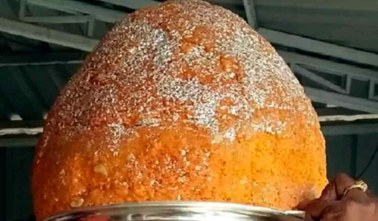 BRS leader wins Rudraram Ganesh laddu auction for third year in a row