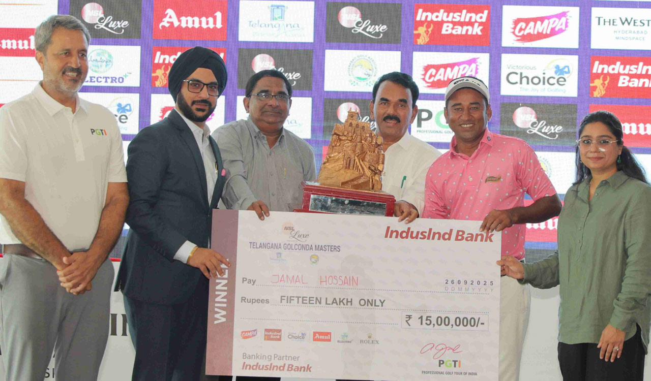 Jamal Hossain wins Telangana Golconda Masters after rain washout