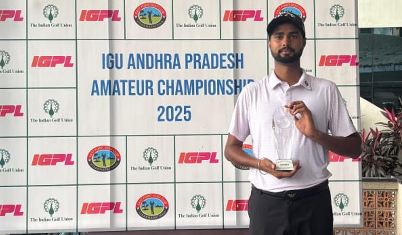 Sanju wins IGU Andhra Pradesh Amateur Golf Championship by one shot