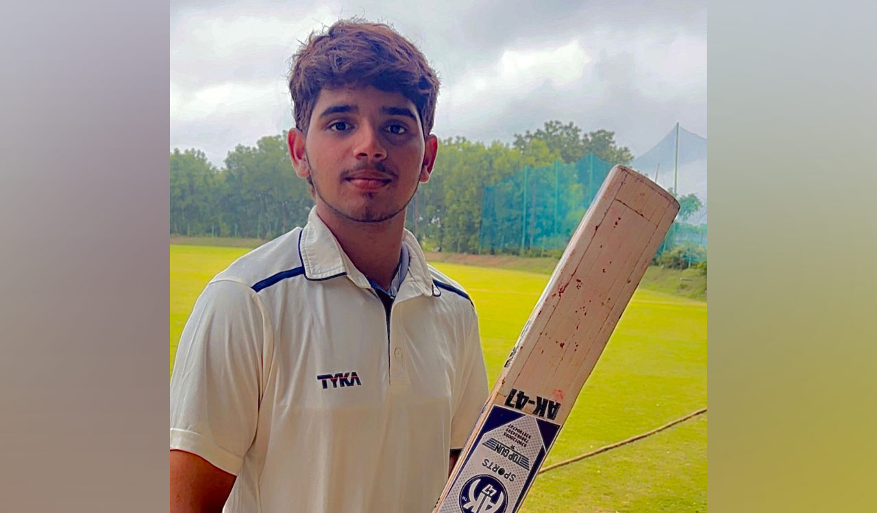 Rakshit’s century shines as Satyam Colts’ match against Victoria is washed out