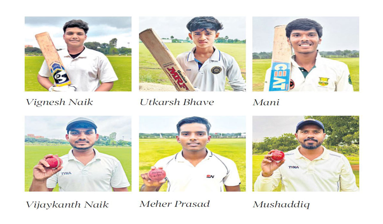 B Sacheit scores unbeaten 102 on first day of HCA Under-23 Probables match