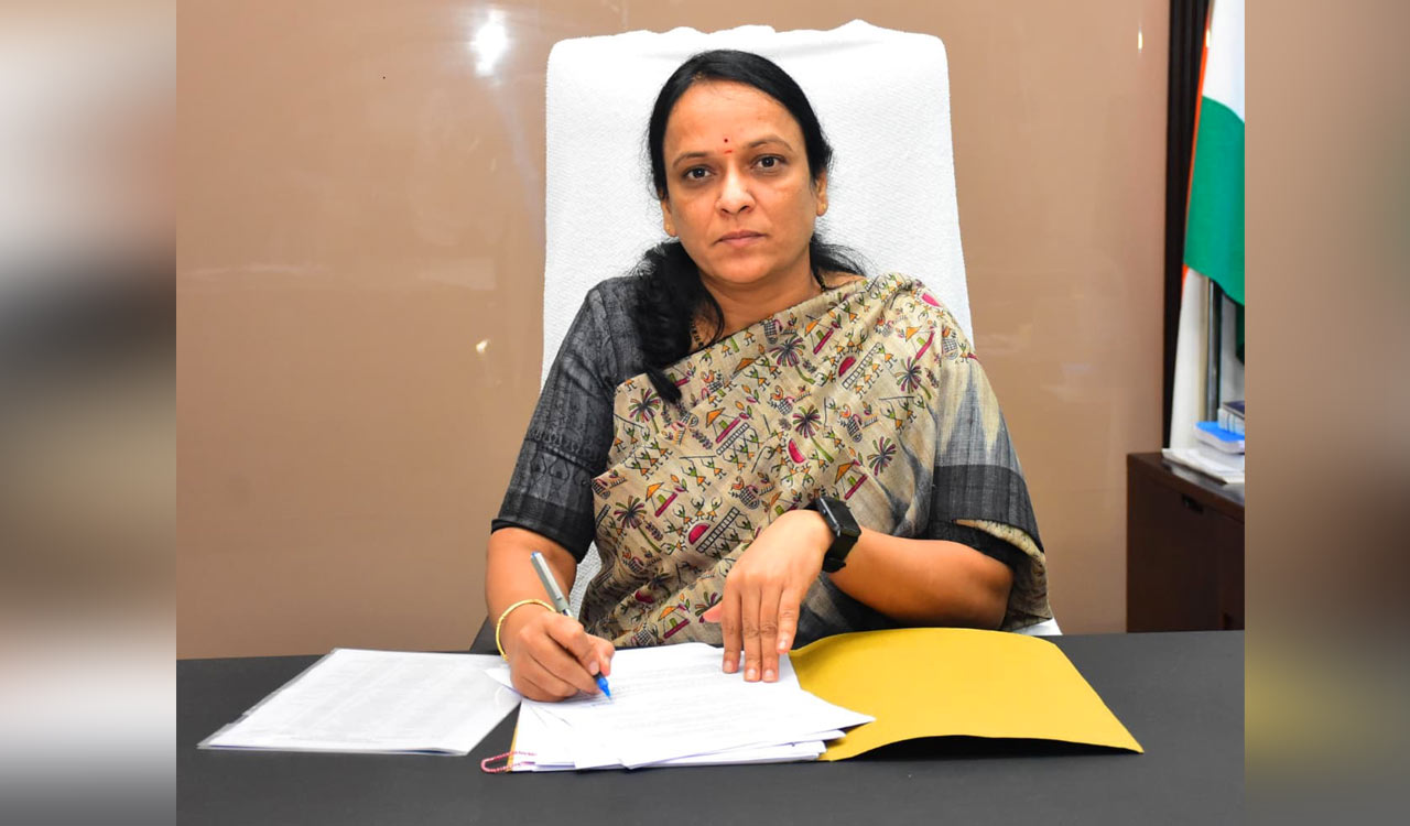 Haritha takes charge as Sircilla Collector