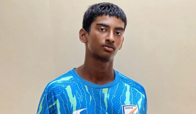 State footballer Charan picked for Indian team
