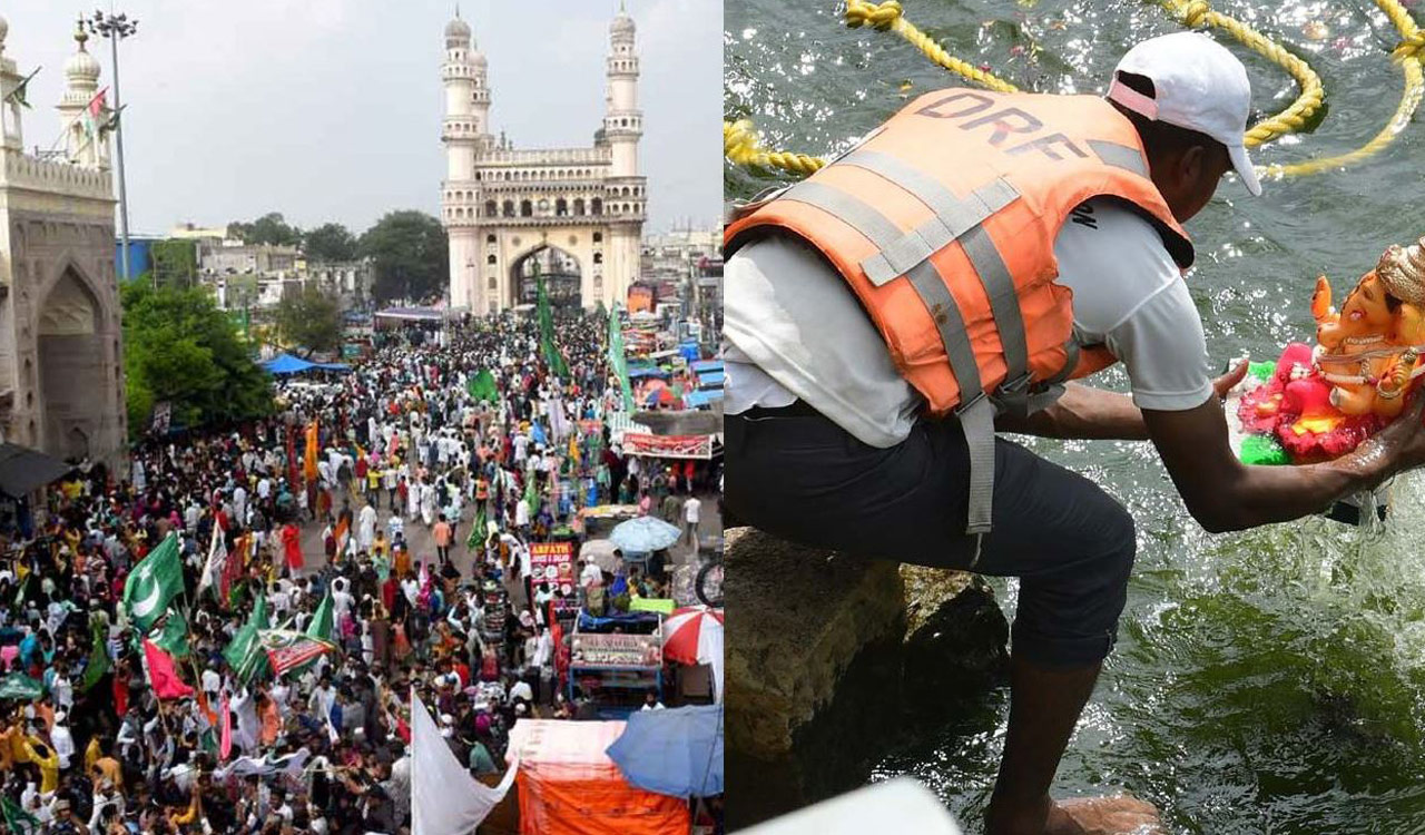 Milad-un-Nabi, Ganesh festivities offer long weekend for many in Hyderabad