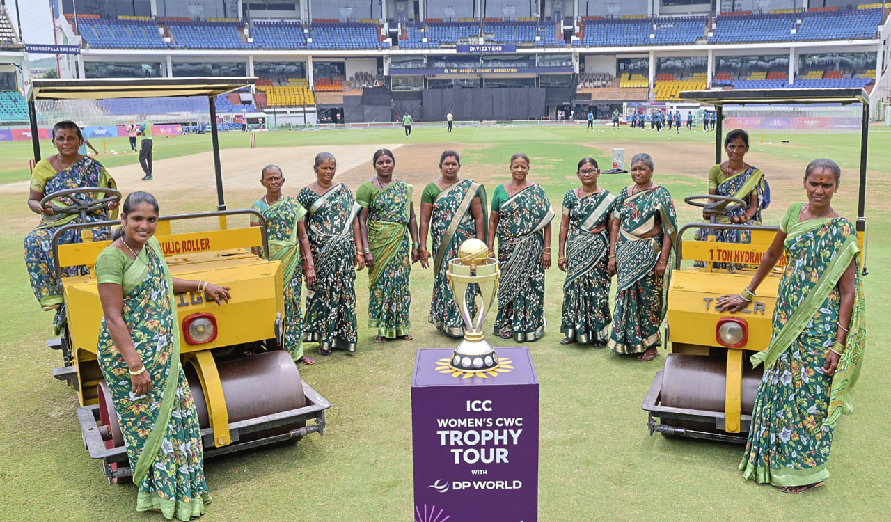ICC Women’s Cricket World Cup 2025 Trophy Tour wraps up visit to Visakhapatnam