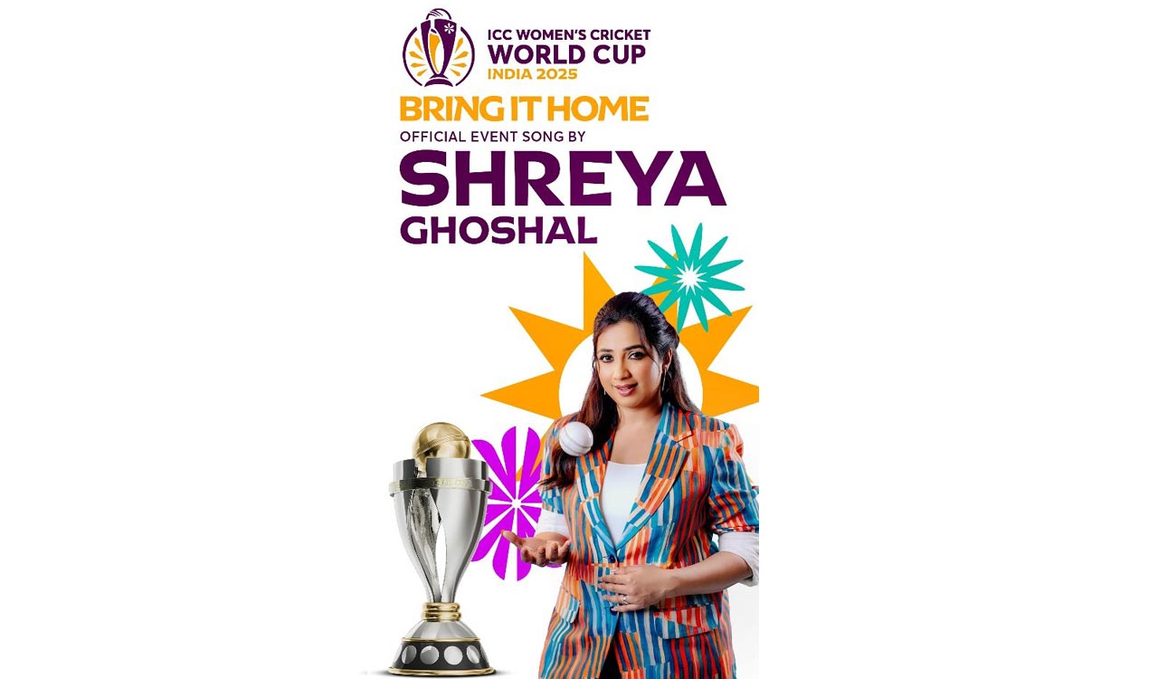 ICC launches official Women’s Cricket World Cup 2025 song ‘Bring it Home’ sung by Shreya Ghoshal