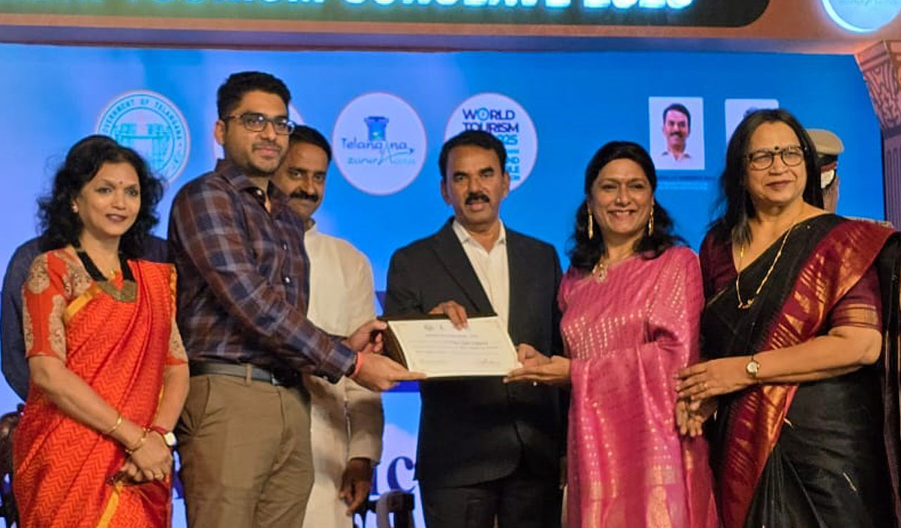 Telangana State Tourism Department awards IHM Shri Shakti the Tourism Excellence Award 2025