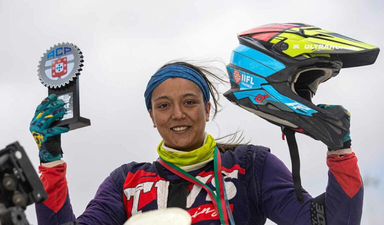 Aishwarya Pissay makes history as first Asian woman to win at BP Ultimate Rally-Raid Portugal