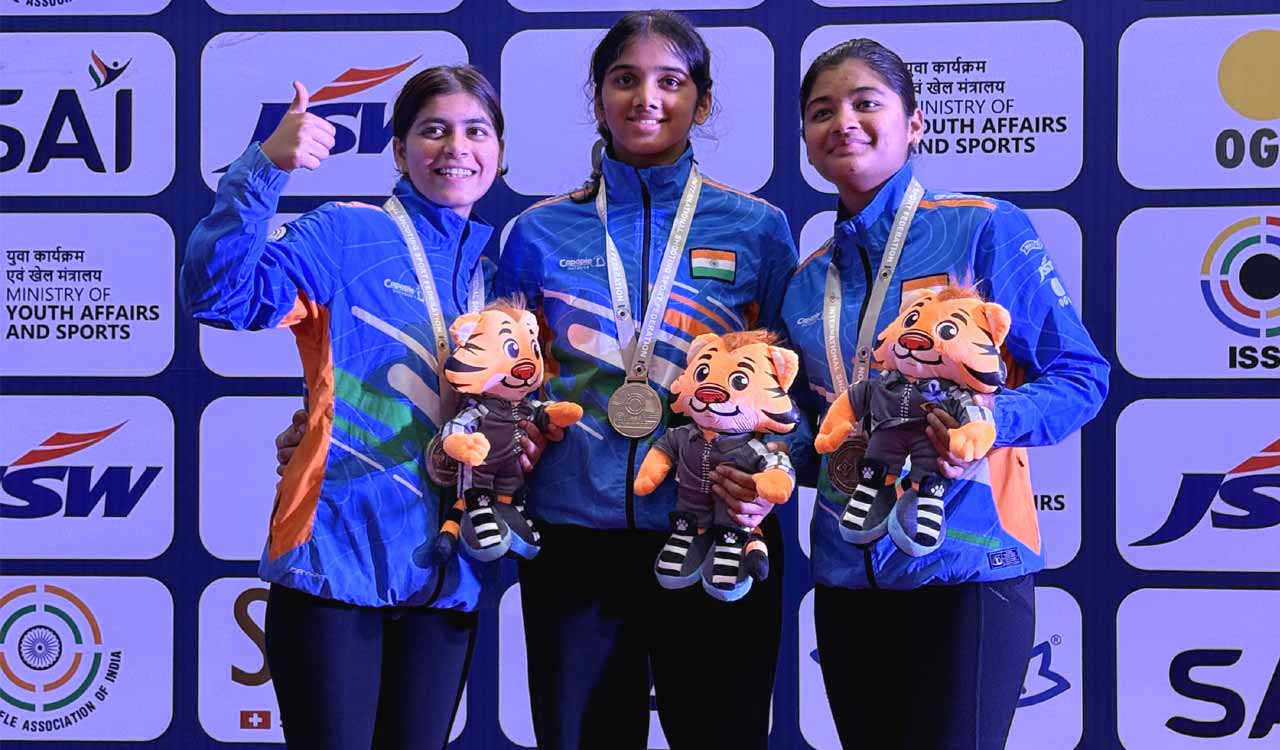 India dominates opening day of ISSF Junior World Cup 2025, clean sweep in women’s 50m Rifle Prone