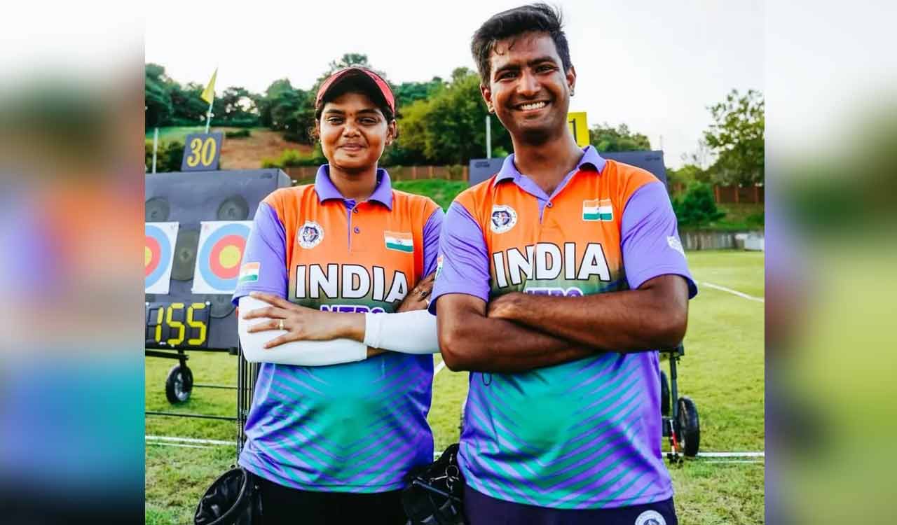 India’s Rishabh Yadav, Jyothi Surekha win silver at World Archery Championship